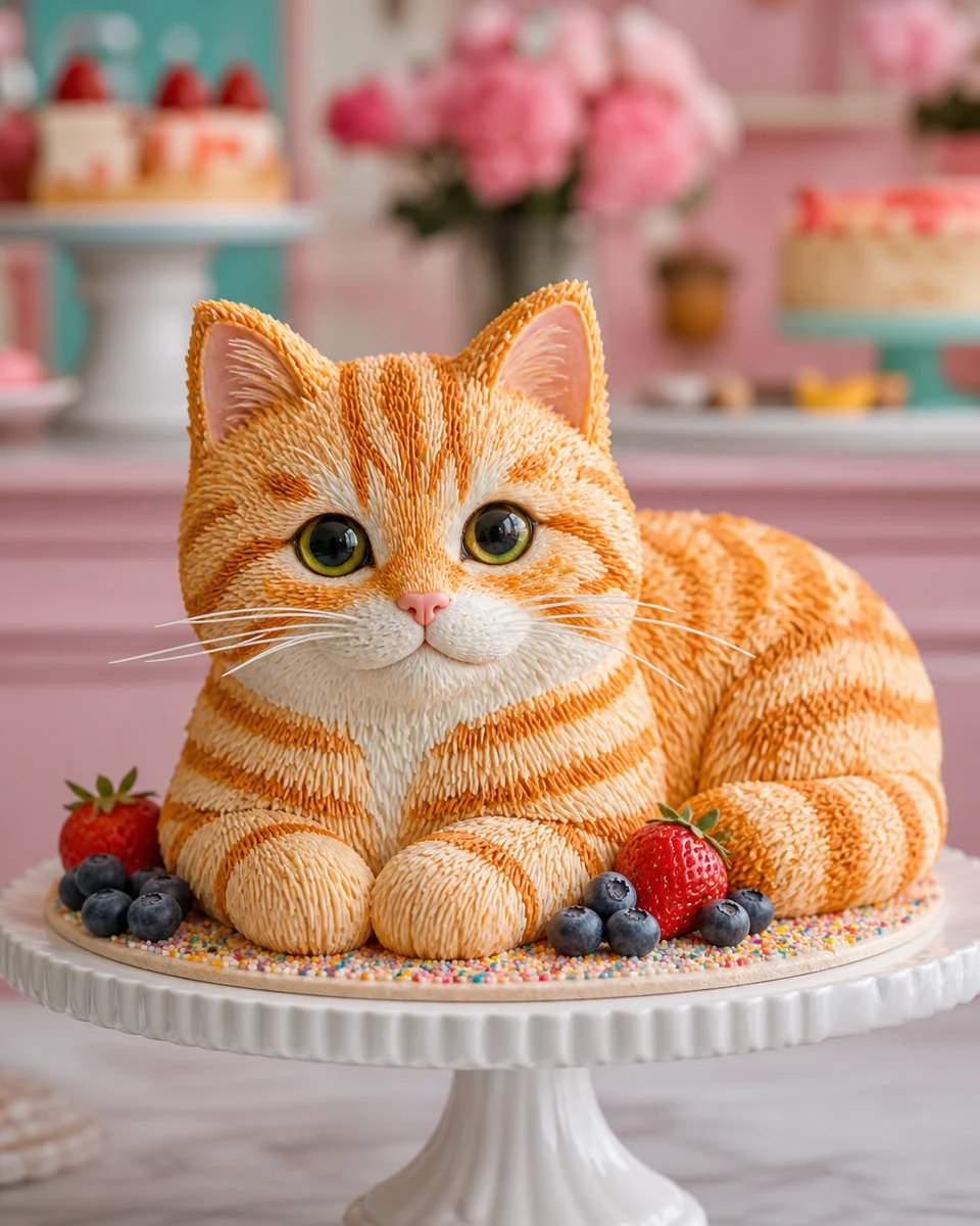 Cake Pet AI pet portrait — sample render