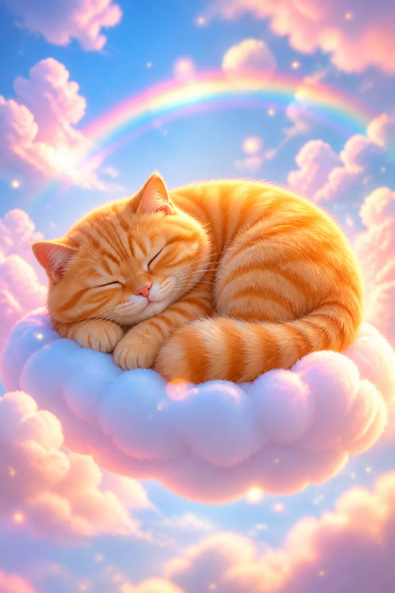 Cloud Nine AI pet portrait — sample render