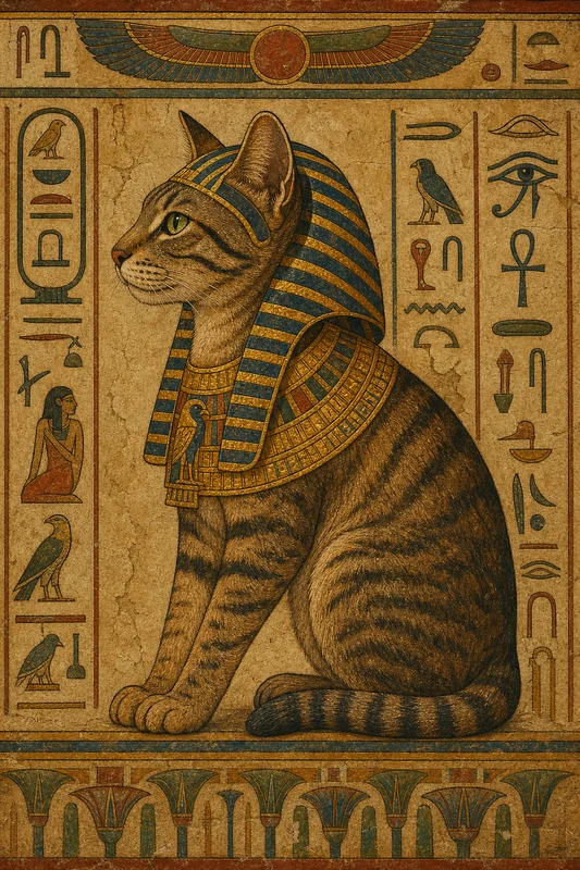 Pharaoh AI pet portrait — sample render