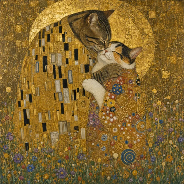 The Purr Kiss AI pet portrait — sample render