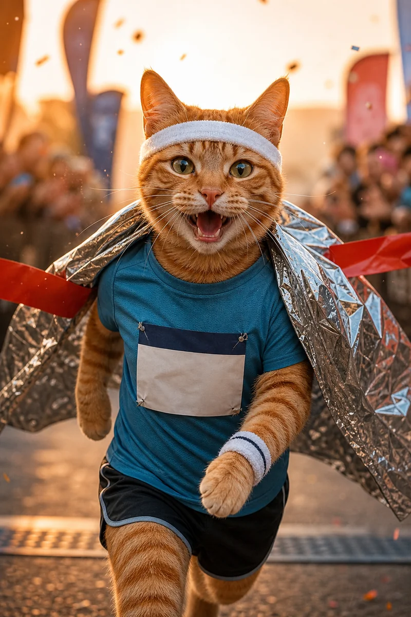 Marathon AI pet portrait — sample render