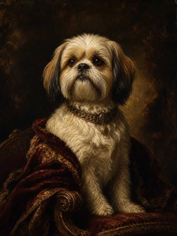 Oil Painting AI pet portrait — sample render