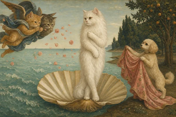 Pawn of Venus AI pet portrait — sample render