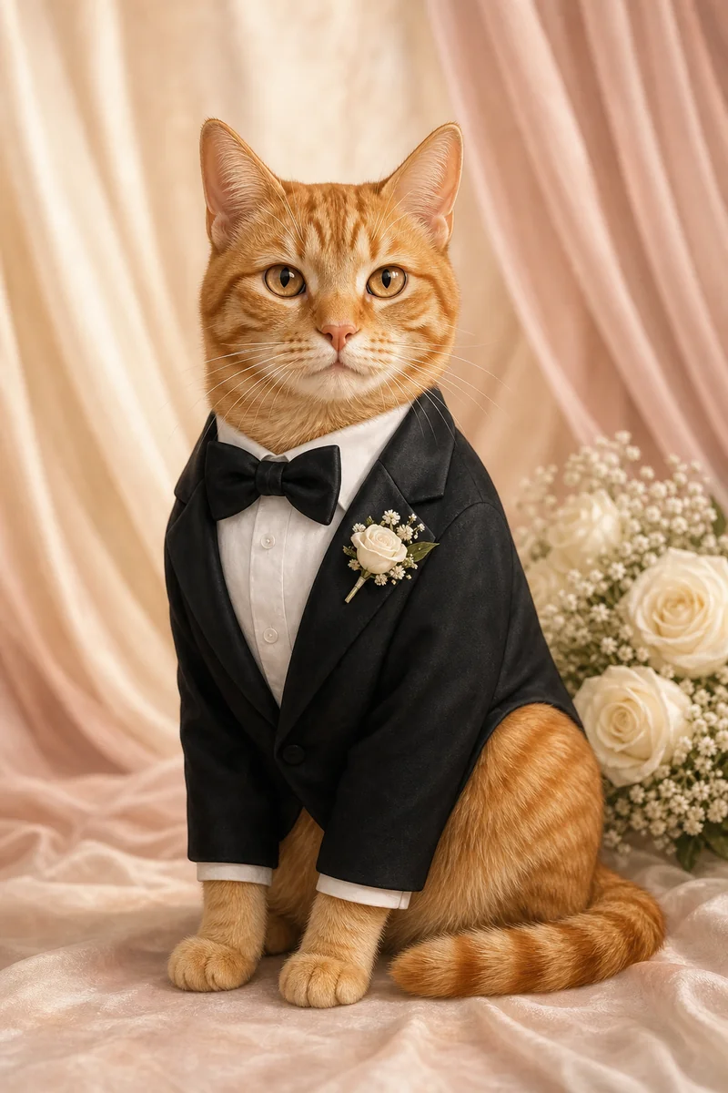 Wedding Portrait AI pet portrait — sample render