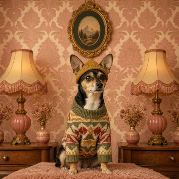 Symmetry AI pet portrait — sample render