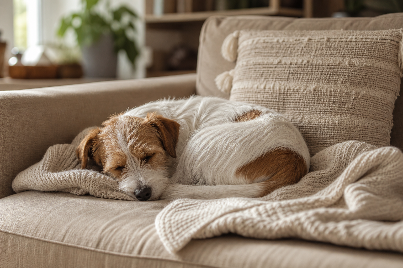 Cozy Home Pet Portrait — sample render