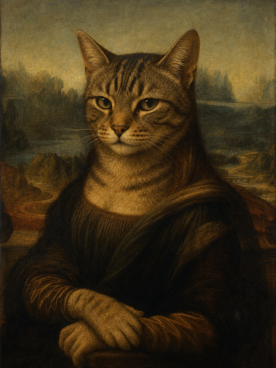 Mewna Lisa — PawSnap template