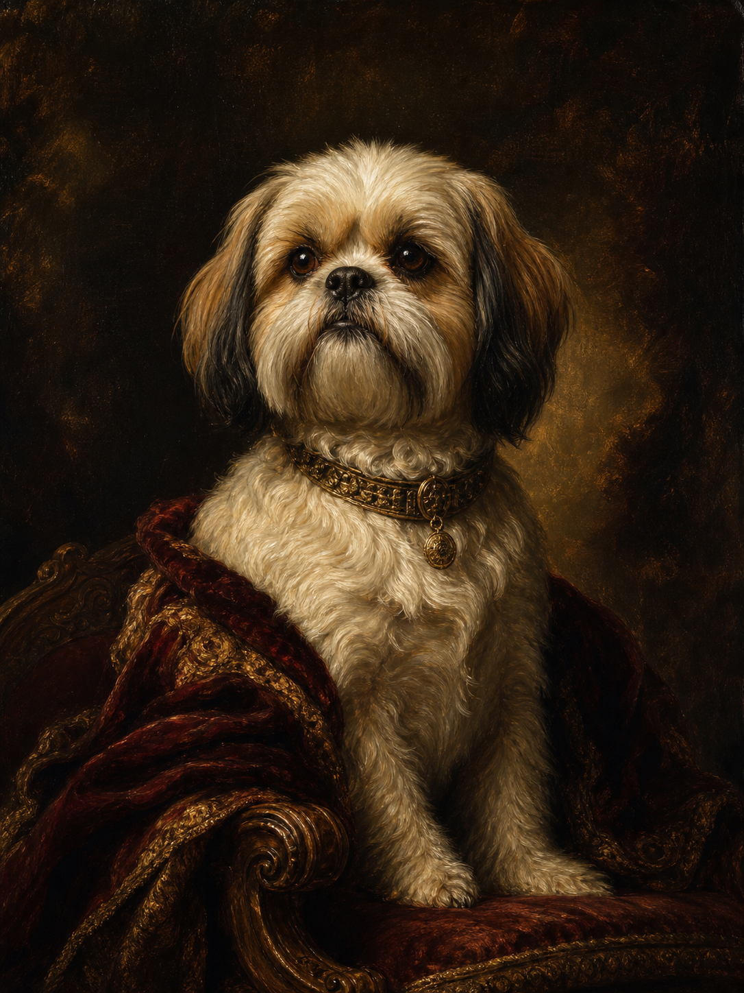 Oil Portrait — PawSnap template