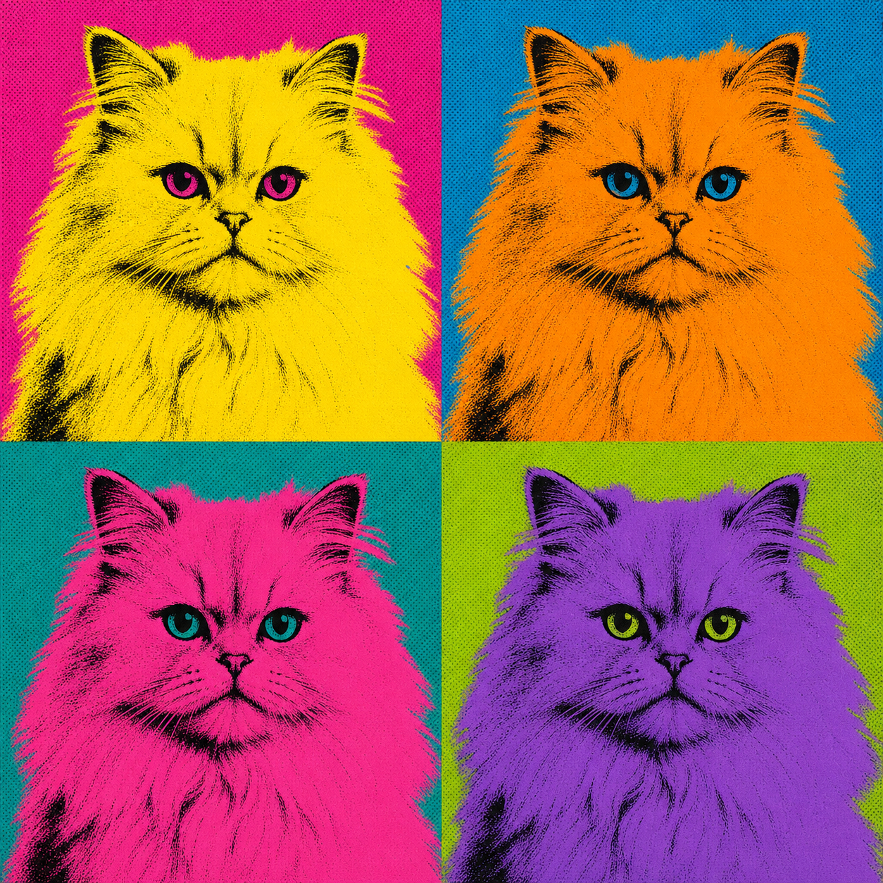 Warhol Pop — PawSnap template
